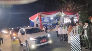 Bupati Merangin Muhammad Syukur Lepas Pawai Obor Malam Takbiran Idul Fitri 1446 H 2025