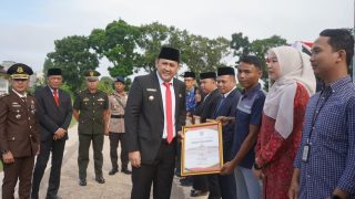 Bupati Merangin H M Syukur Gelar Upacara Hari Otonomi Daerah