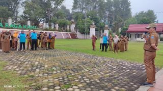 Kadis Kominfo Merangin Pimpin Apel Perdana Pasca Libur Lebaran 1446 H/ 2025 M