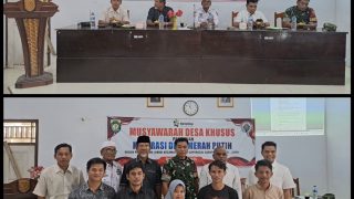 Koperasi Merah Putih Dusun Pasar Lubuk Landai Sukses Dibentuk, Rio H.Handi Fauzan : Kita Pilih Generasi Muda Yang Berkompeten di Bidangnya Masing-masing