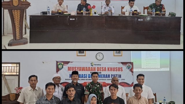 Koperasi Merah Putih Dusun Pasar Lubuk Landai Sukses Dibentuk, Rio H.Handi Fauzan : Kita Pilih Generasi Muda Yang Berkompeten di Bidangnya Masing-masing