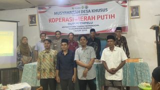 Dorong Pertumbuhan Ekonomi Dusun,Pemdus Empelu Sukses Gelar Musdus Pembentukan Pengurus Koperasi Merah Putih