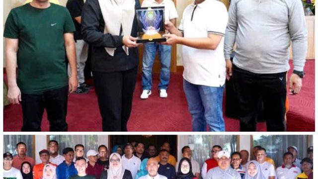 Bupati dan Wakil Bupati Bungo Sambut Kunker dan Silaturahmi Bupati Tanjung Jabung Timur di Kabupaten Bungo