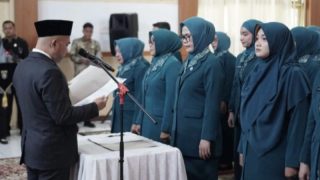Bupati Bungo Dedy Putra Lantik Pengurus TP PKK Kabupaten Bungo Periode 2025-2030