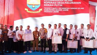 Presiden RI Resmikan 80.000 Koperasi Desa Merah Putih Se-Indonesia, Gubernur Al Haris: Program Ini Tingkatkan Ekonomi Masyarakat Desa