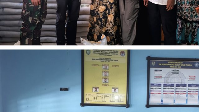 Pemerintah Dusun Tanah Tumbuh Salurkan Bantuan Beras Bulog Kepada 76 Keluarga Penerima Manfaat