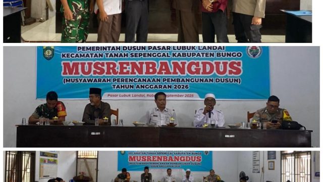 Serap Aspirasi Masyarakat, Pemdus Pasar Lubuk Landai Sukses Gelar MusrenbangDus TA 2026