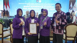 Hj.Hesti Haris Harumkan Provinsi Jambi Pada Lomba TP Posyandu Nasional
