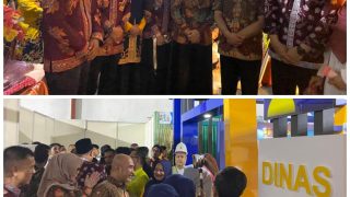 Dikunjungi Bupati Bungo , Stand Pameran Pembangunan Dinas PUPR Tampil Inovatif di HUT Bungo Ke 60