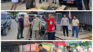 Wujudkan Langkah Program Revitalisasi Kota, Dinas Perkim Bungo dan Tim Terpadu Beri Pembinaan dan Arahan Penataan PKL Yang Berjualan di Trotoar dan Badan Jalan