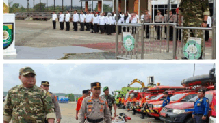 Pimpin Upacara Siaga Bencana, Wabup Bungo Sebut Keselamatan Rakyat Adalah Tugas Utama