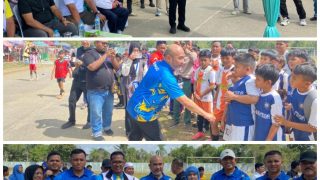 Bupati Bungo H Dedy Putra Resmi Membuka Ajang Kompetisi Sepak Bola Jambi School Football League 2025/2026