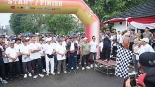 Hut Ke 69 Provinsi Jambi, Gubernur Al Haris Ajak Warga Jalan Santai dan Buka Pasar Tani