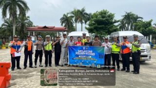 Polres Bungo Laksanakan Ramcek Kendaraan AKAP Dalam Operasi Keselamatan 2026
