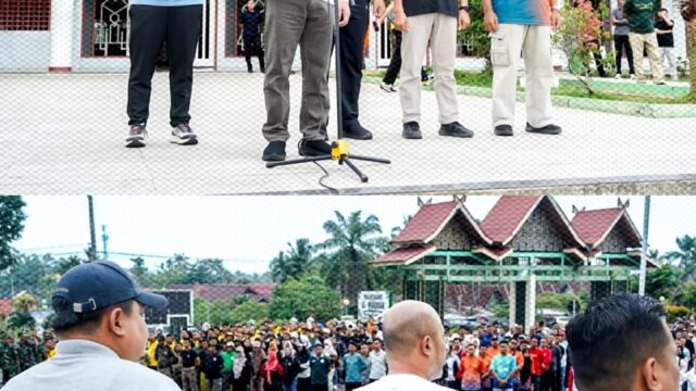 Wujud Tindak Lanjut Atensi Presiden, Bupati dan Wabup Bungo Launching Kegiatan Kurve Bungo Baru Bungo Bersih