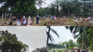 Tradisi Bersih Kuburan Menyambut  Bulan Suci Ramadhan TPU Bukit Harapan Dusun Tanah Tumbuh Rio Saleh: Wujud Penghormatan dan Semangat Gotong Royong