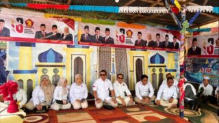 DPC Partai Gerindra Kabupaten Bungo Rayakan Hut Ke-18, Dengan Bagi Sembako Hingga Santunan Ke Panti Asuhan Hijratul Khair Lubuk Tenam