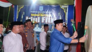 Pukul Bedug dan Lepas Pawai Takbir, Bupati M.Syukur Ajak Pemuda Jaga Tradisi dan Inovasi